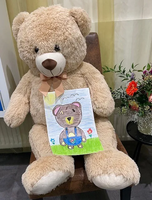 Gewinnerbild: 1.Preis bei Malwettbewerb zum 25 jährigen Betriebsjubiläum ( Antonia, 8 J.)